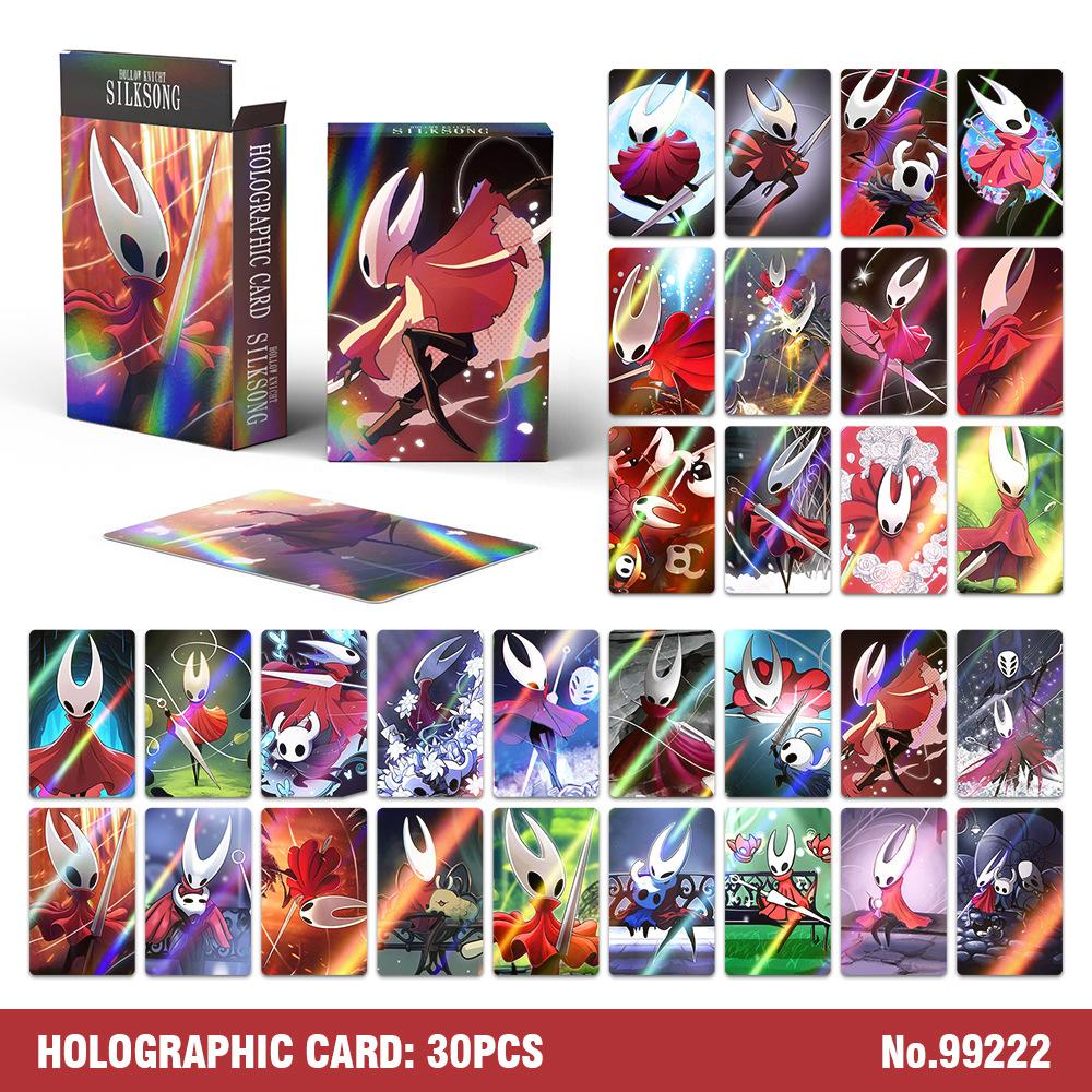 30pcsBox Hollow Knight Hornet Silksong LOMO Cards Collectible Set