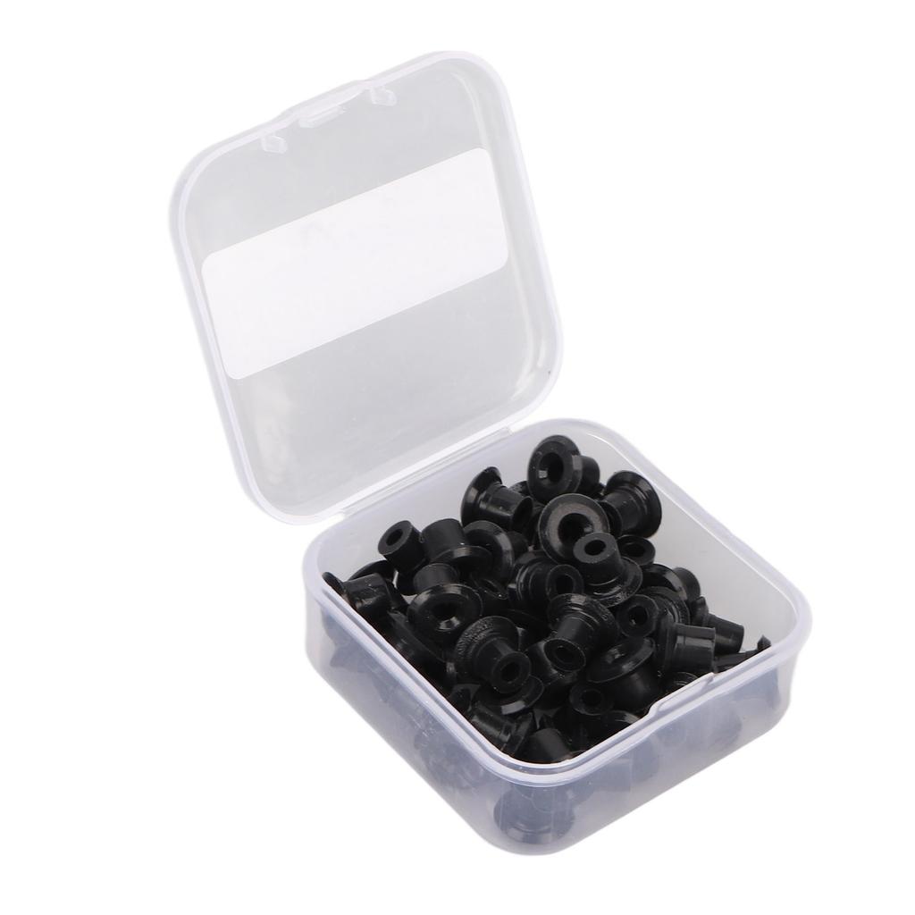 50pcs Borrachas de Agulha de Tatuagem Absorção de Choque Profissional Silicone Macio Mamilos para Máquina de Tatuagem