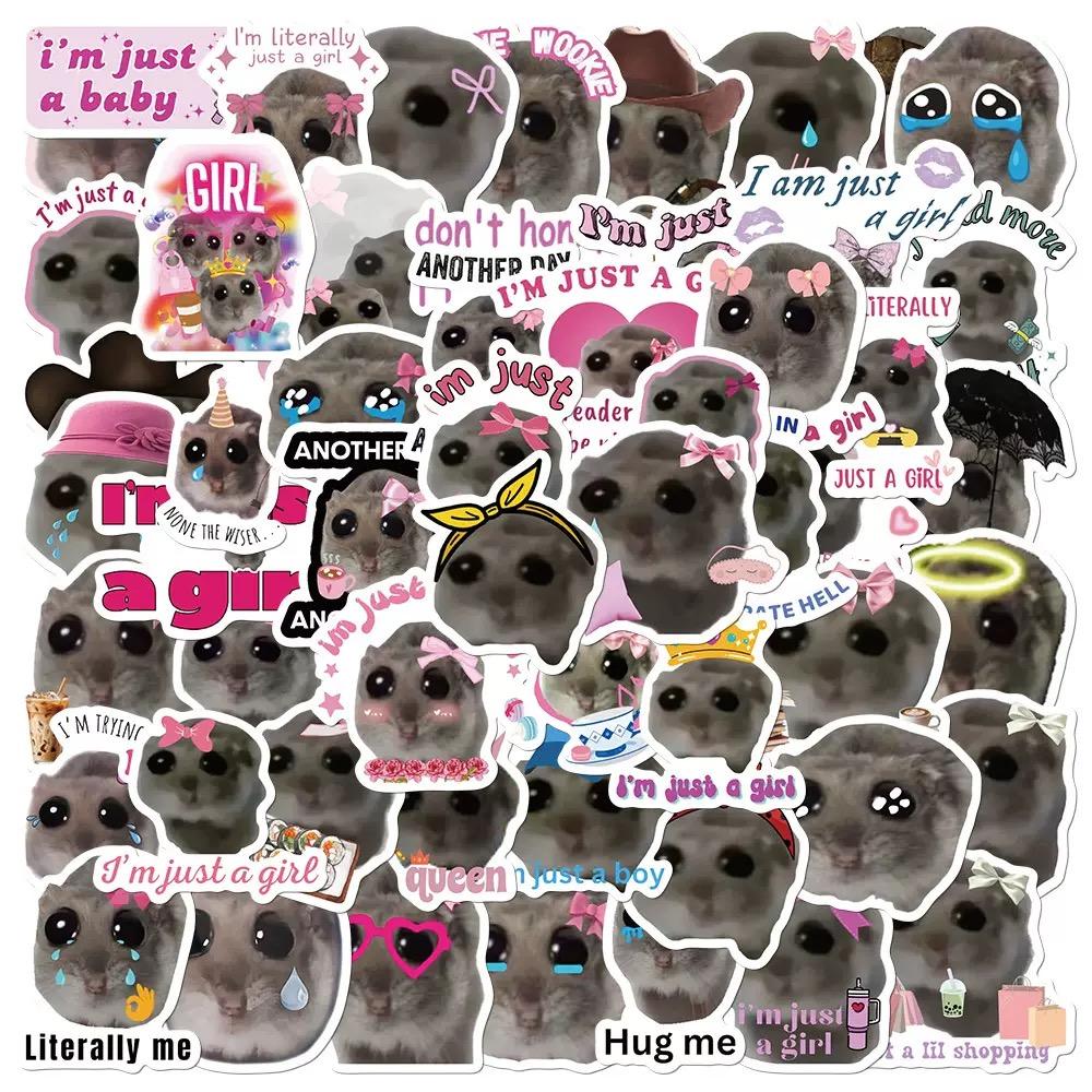 10/50/100pcs Mixed Adorable Humorous Zoo Wild Animals Stickers Aesthetic Designed For Children Toy DIY Skateboard Laptop Phone Car Decals Sticker