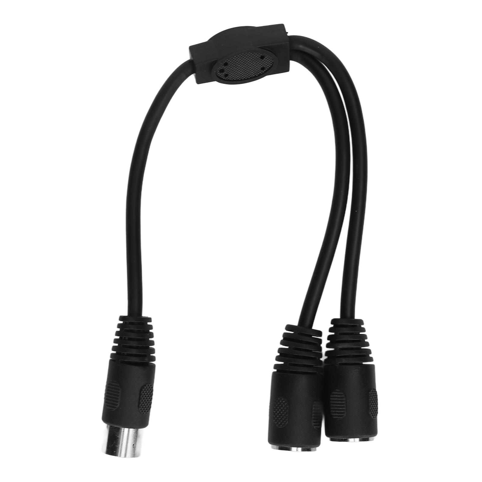 

DIN 8 Pin Male to 2 DIN 8 Pin Female Cable Double Shielding DIN 8 Pin Splitter Cable Signal Sound Connection Cord 1.0ft