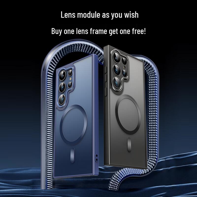 

Reh_huo Магнітний Матовий Чохол для Телефону для Серії Samsung Galaxy S S24 Ultra