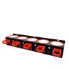 Wall-Mounted Spray Bottle Rack with 5 Holes & Hooks for Garage Storage