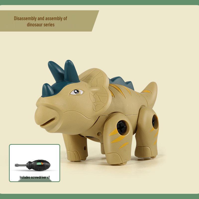 DIY Educational Dinosaur Assembly Toy - Tyrannosaurus Rex Model for Kids