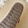 Fashion Aphixta Candy Color Flat With Women Slippers Cow Suede Metal Decoration Shoes Sweet Round Toe Slip On Outside Slide Mules