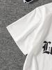 Jungen Street Style LOS ANGELES Buchstabendruck Modisches Alltags-Freizeitkleidung Weiches und Bequemes Kurzarm-T-Shirt Frühjahrs-/Sommerkollektion