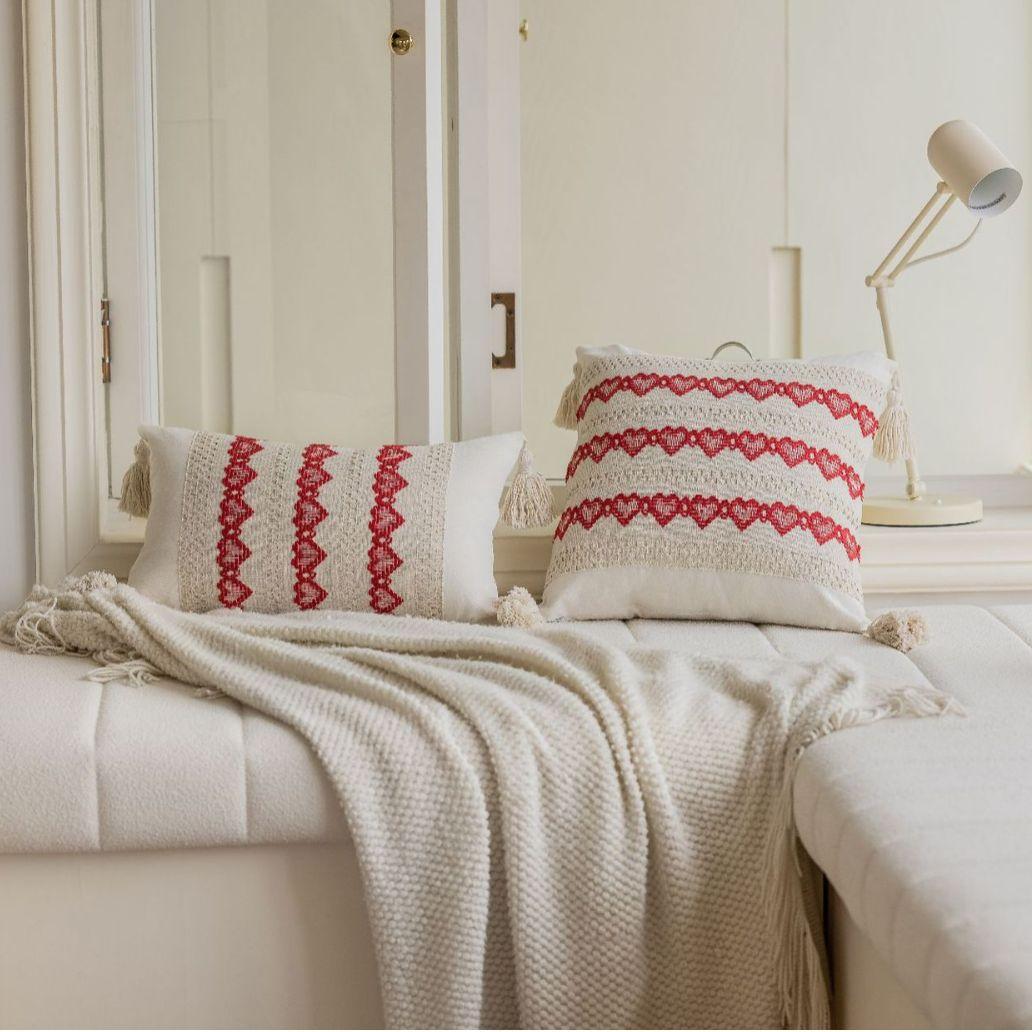 

1 шт. Бохо Декоративні подушки для дивана Обкладинка для подушки з китицями Наволочка (Без подушки-кора) 30x50cm(11.8x19.7inch)