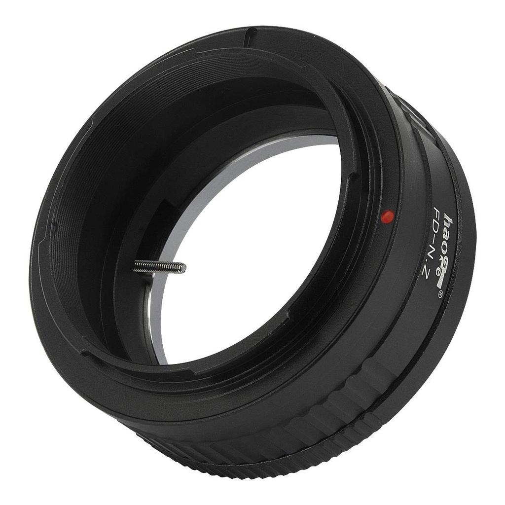 Haoge Manual Lens Mount Adapter for Canon FD Lens to Nikon Z Mount Cameras such as and Z7 Z7II, Z6II, Z6,