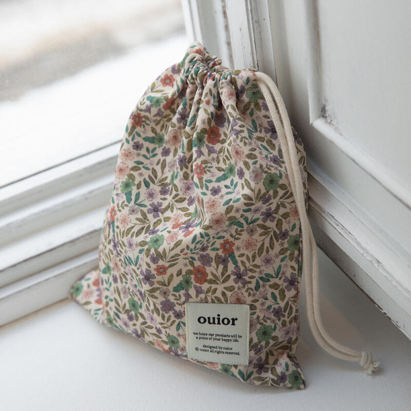 Basic String Pouch - Garden (Single Item)