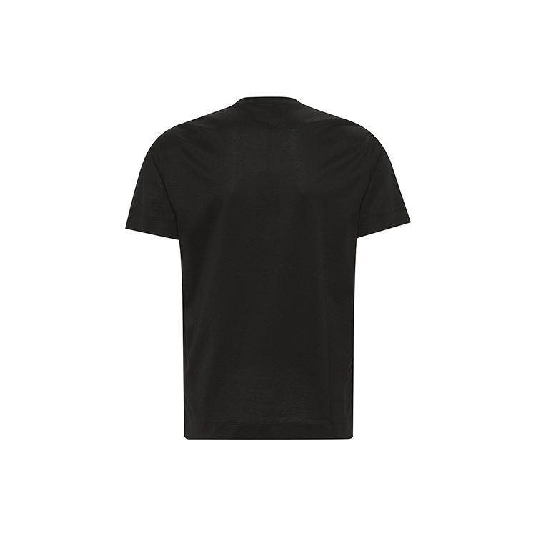 Emporio Armani Smiley Logo SS22 Regular T-Shirt Men Tops Black 3L1TEY-1JUVZ-0999