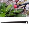 50X Hook Fixed Stems Support Holder for 4/7 Drip Irrigation Water Hose Black Plastic Gardening Tools