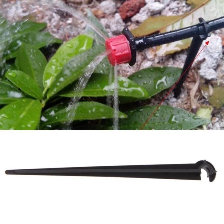 50X Hook Fixed Stems Support Holder for 4/7 Drip Irrigation Water Hose Black Plastic Gardening Tools