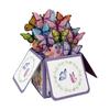 Floral Butterfly Design 3D Pop-Up Greeting Card Premium Quality Festival Use Pop-Up Birthday Card Handwritten Note