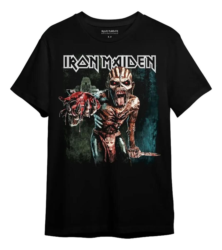 Letní Populární Kapela Fer Maiden Iron Maiden Tmavý Rock Punk Volné Retro Nadměrná Krátký Rukáv Tričko Dámské Oblečení Grafická Trička