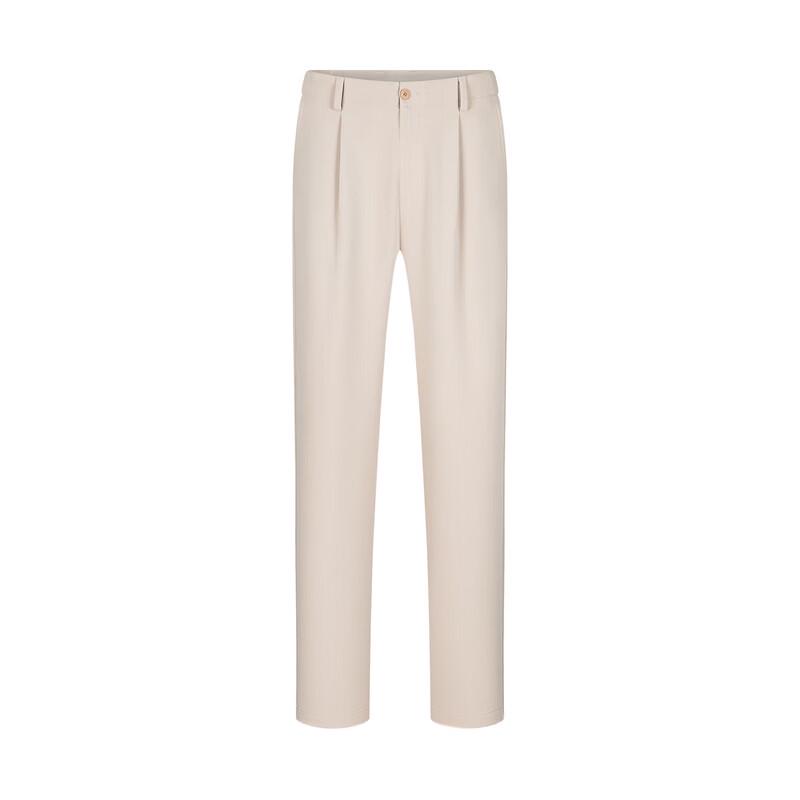 Septwolves Men's Wide-Leg Wrinkle-Resistant Casual Trousers