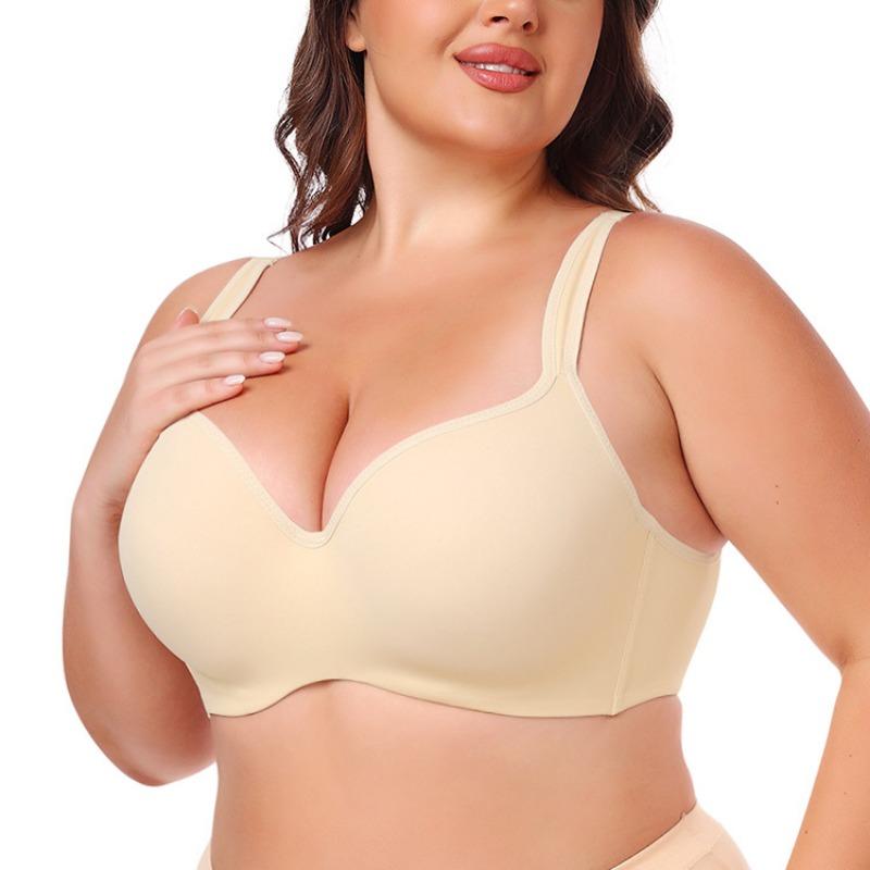 Plus Size Anti-sagging Underwire Push-up Sports Bra for Fat Girls