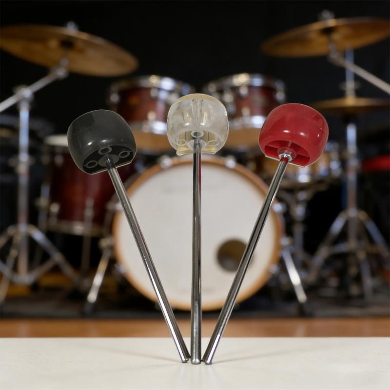 ABS Kick Drum Pedal Beater with Superior Shock Absorption and Nonslip Base Replacement Pedal Plastic Texture for Drum