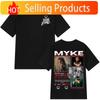 Rapper Myke Towers Graphic Tshirts Unisex Unisex Fashion Hip Hop Oversized T Shirt Comfort Cotton Short Sleeve Tshirt Streetwear