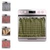 Tie Top Oven Skirt Curtain for Door Blend Stove Cover Skirt  for Oven Dishwashers Washing Machine
