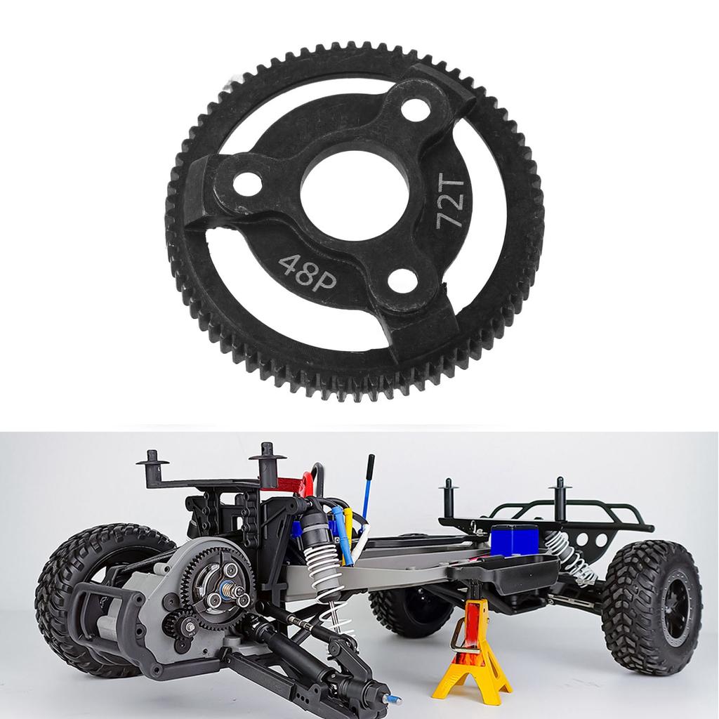 48P Steel Spur Gear Hardened RC Steel Spur Gear Set for Slash 2 1Celsius10 RC Car Upgraded Parts