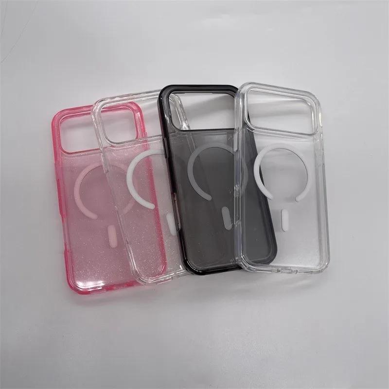 Symmetry+ Series Clear for Magsafe for IPhone 17 Pro Max Air 17 Pro Transparent Stardust Glitter Anti-drop Protect Cover Ott BOX