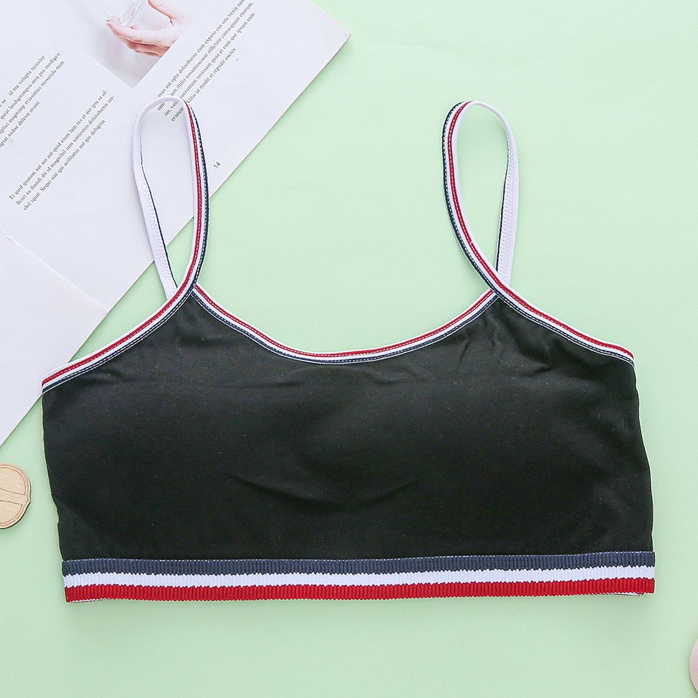 Girls Solid Training Bra Kids Underwear Bra Vest Children Underclothes Sport Bra 8-16years