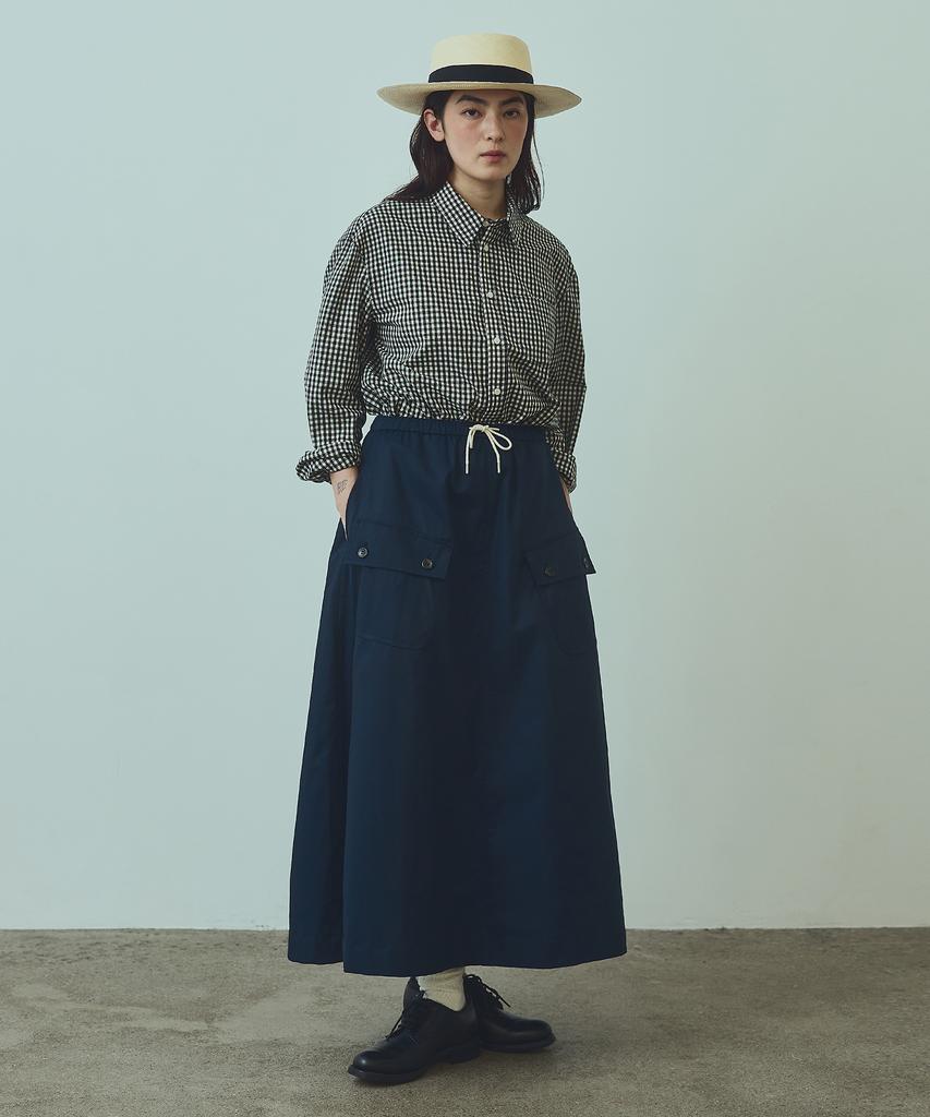 Uniform Bridge Comfort Easy Cargo Skirt(Women) Navy