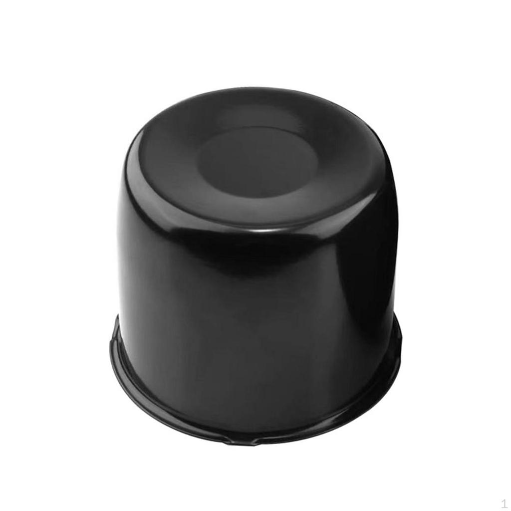 Trailer Hub Dust Cap Heavy Duty Wheel Cover with Flange Axle for RV Owners,