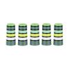 10pcs Iron Ferrules Scratch Proof Plastic Club Ferrules for 0.35 Inch Tapered Steel Shafts Length 1.18in