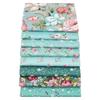 7/8 pieces set Cotton Cloth Floral Printed Fabric Classic Retro Plaid 25*25CM Sewing Fabric Making Bed Decoration