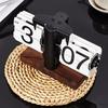Retro Flip Clock Wooden Metal Novelty Page Turning Table Clock Creativity Decorative Watch House Table Decoration Accessories