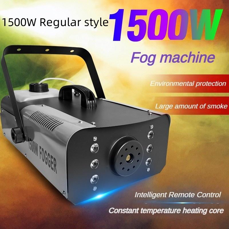 High Power Stage Smoke Machine Electronic Constant Temperature Smoke Sprayer LED Stage Effect Fogger Spray Equipment