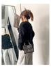 Rhinestone Light Luxury Women's 2025 Princess Diana Handheld Crossbody Shoulder Bag - Exquisite Small Square Design
