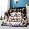 1PC Custom Name Winter Dalmatian Hugs Blanket Versatile,all-season Throw Suitable for the Living Room,bedroom,camping,travel,and Gift