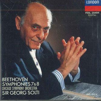 

CD ГЕОРГ СОЛТИ - Бетховен Симфонии №№ 7 и 8 F00L20494 POLYDOR Япония Классика Б/У