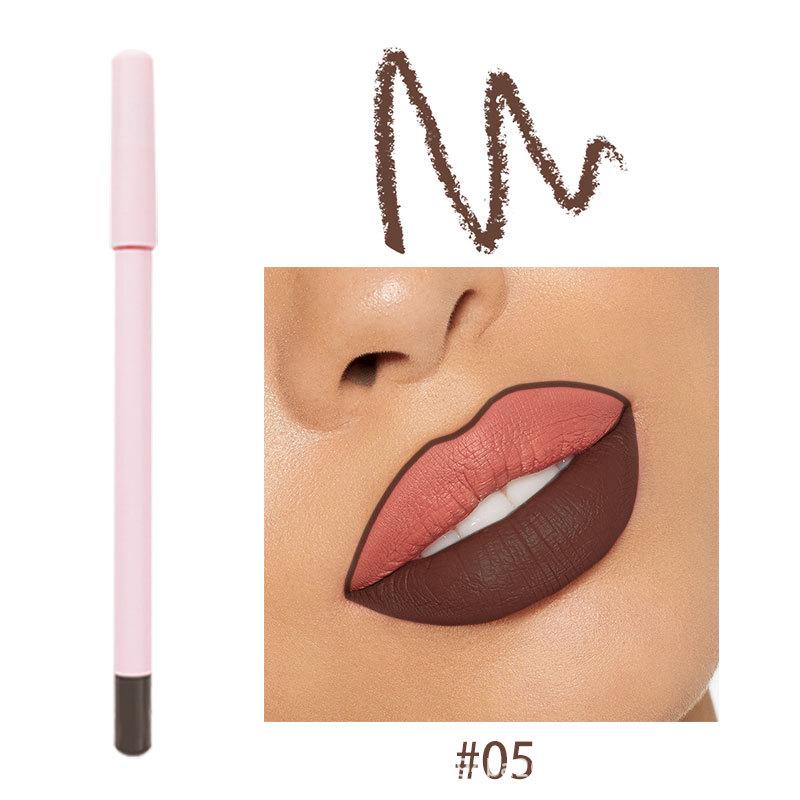 Deep Brown, Waterproof, Long-Lasting Lip Liner - 26 Colors Available.