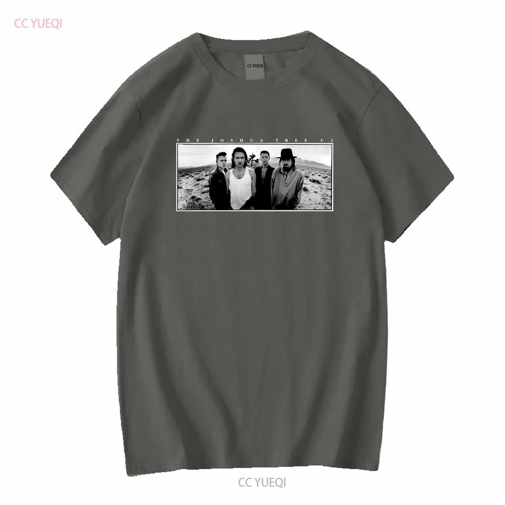 U2 Joshua Tree Black T Shirt Adult Xl Vintage Washed Casual Breathable Versatile Stretched Homme Comfortable Designer Clothes