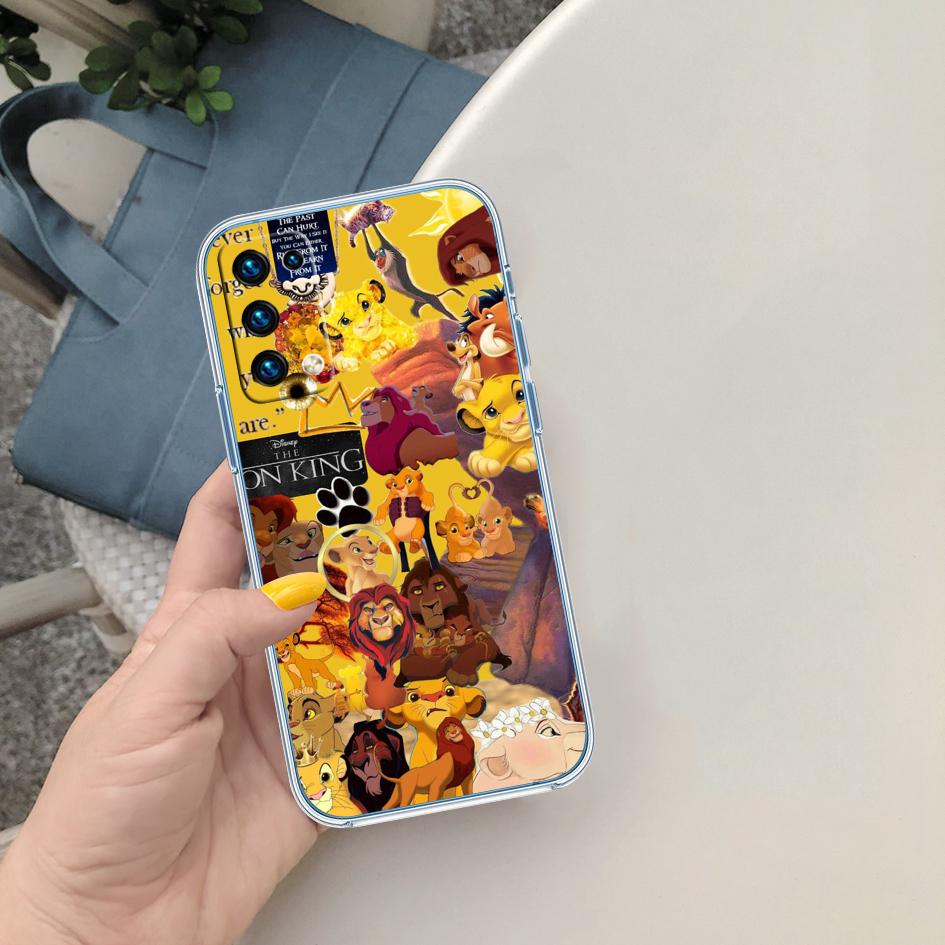 CJ75 Lion King Transparent Phone Case for LG K22 K30 K40 K40S K41 K42 K50 K50S K51 K51S K52 K61 K62 K71 K92 Q60 Q61 V40 V50 V60