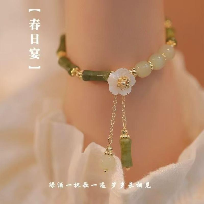 New Chinese-style Derivative Bracelet, Niche Impression High-value Design Student Couple Two Girlfriend Bracelet