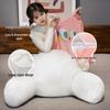 Cartoon Headboard Large Backrest Pillow for Student Dormitory: Soft Sofa, Bed, or Bay Window Reading and Lumbar Support Cushion