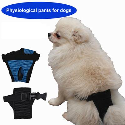 Calças menstruais para animais de estimação, fraldas fisiológicas macias e confortáveis ​​para cães, calças sanitárias ajustáveis ​​para animais de estimação, suprimentos para animais de estimação