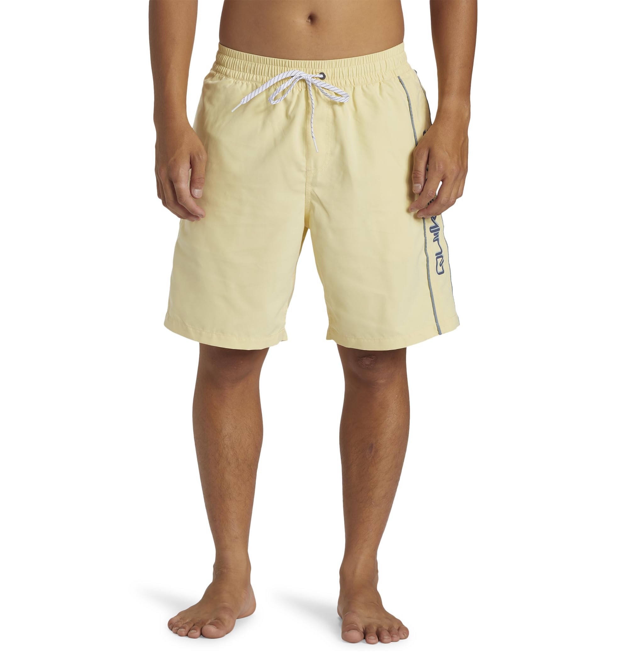 

Quiksilver JAM Shorts, Double Piping, 19-inch Length, with Inner Shorts, AQYJV03157 YED0, Small