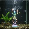Bubble Driven Fish Tank Decoration Movable Joints Luminous Skeleton  Aquarium Hobbyist