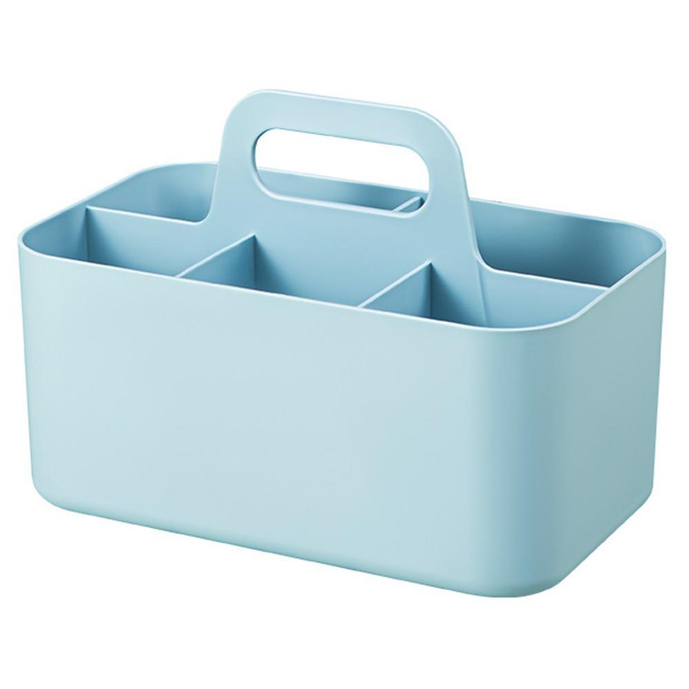 Aesthetic Plastic Storage Solution with Removable Dividers for Convenience