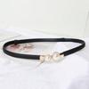 Pearl Belt Women's Versatile Thin Belt Women's Decoration with Skirt Adjustable Thin Waist Simple and Versatile