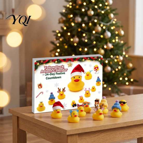 Holiday Exchange Presents Duck Advent Calendar 2026, 24 Day Christmas Countdown with Novelty Miniature Toys Pcs Bath Toys, Gifts for Kids Toddlers
