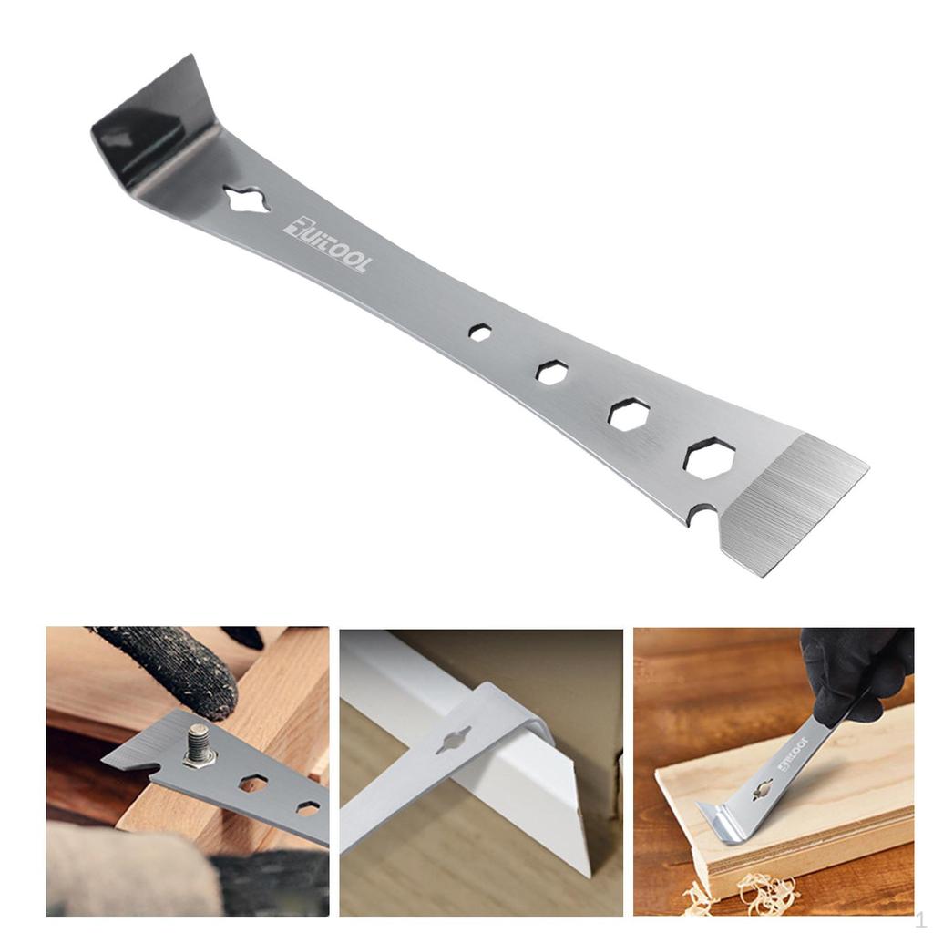 6.6inch Small Pry Bar Hex Wrench Flat Hive Tool with Angled Edge End Multifunctional for