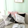 Ins Marble Geometric Print Square Pillow Cover Sofa Cushion Cover