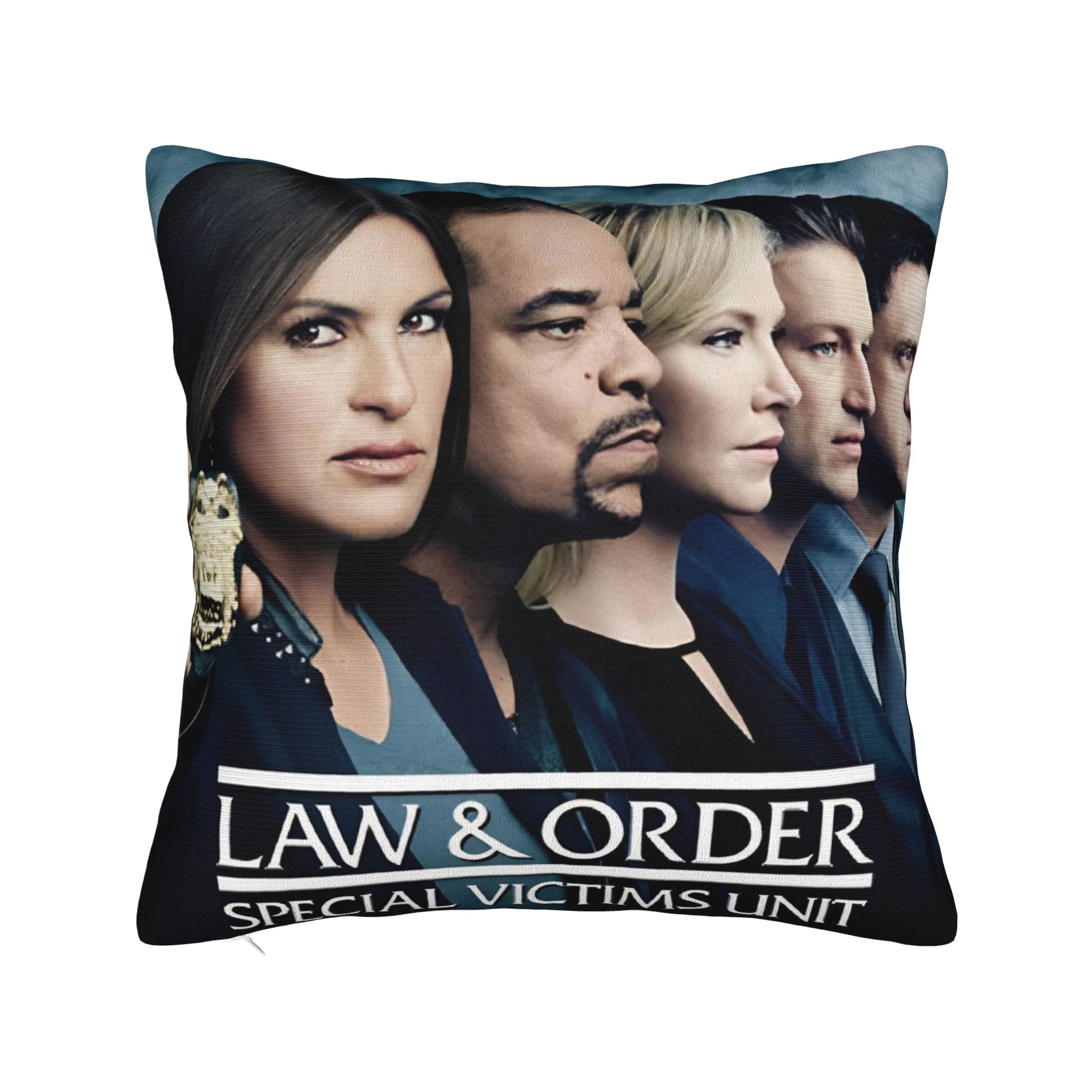 Law Order SVU Pillow Case  Design Pillow Cover Fashion Cushion Cover For Living Room Bed Chair 12x12Inch
