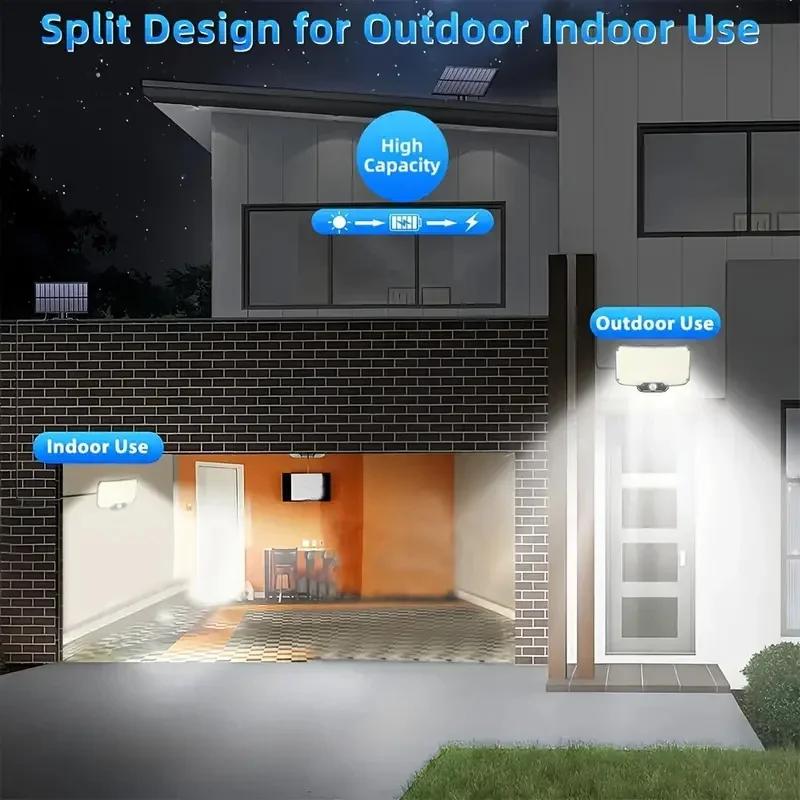 High Power 234LED Sensor Solar Light Outdoor 3 Working Modes IP65 Waterproof Lights for Yard Garden Fence Decorative Wall Light