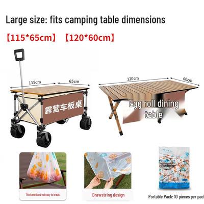 ZISIZ Einweg-Outdoor-Camping-Tischdecke